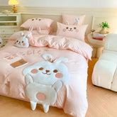Snuggle Big Rabbit Bedsheet Set - Kids Haven